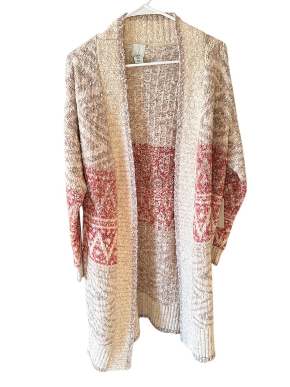 Joie Aztec Open Front Long Cardigan Women’s Size Medium NWT